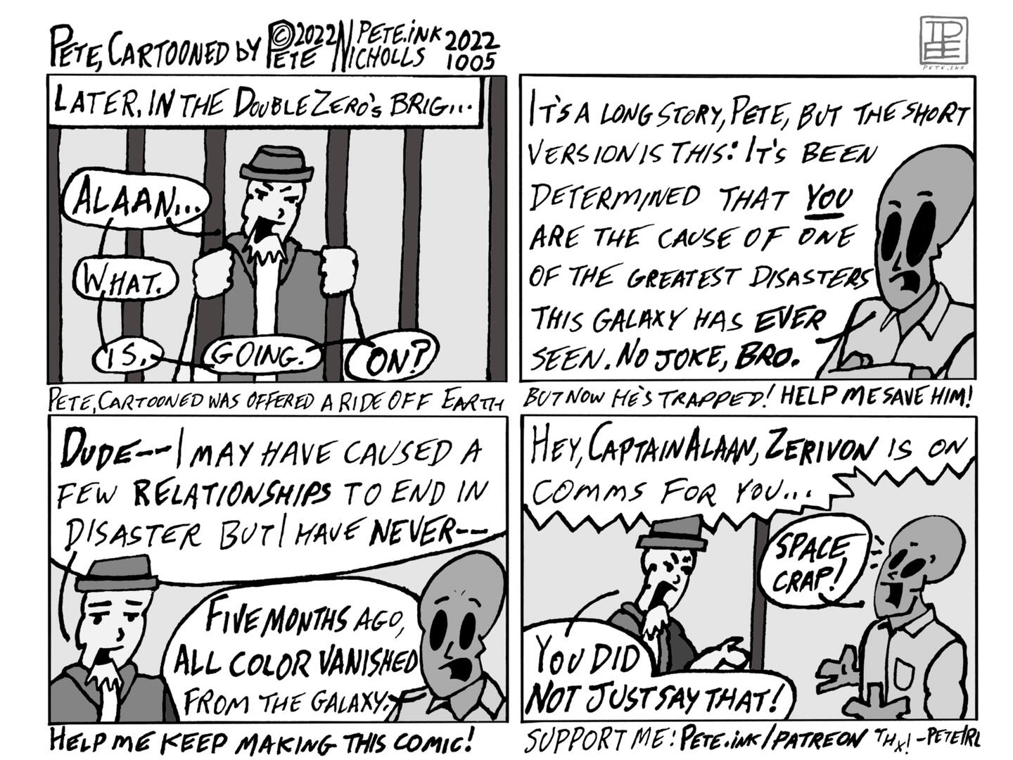 Help Pete, IRL keep making comics!