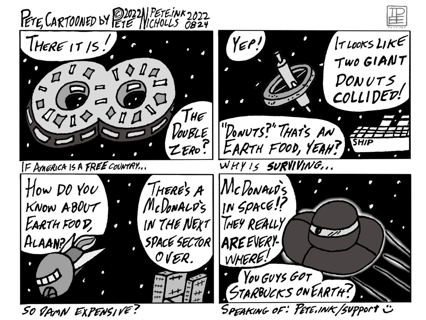 Help Pete, IRL keep making comics!