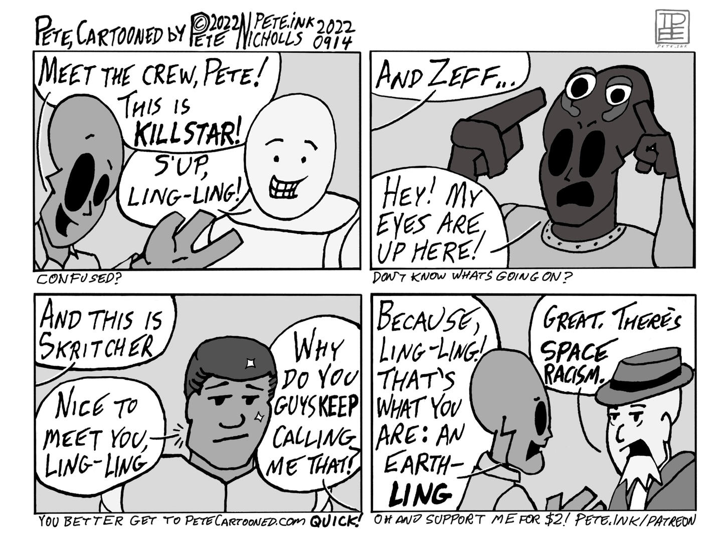 Help Pete, IRL keep making comics!