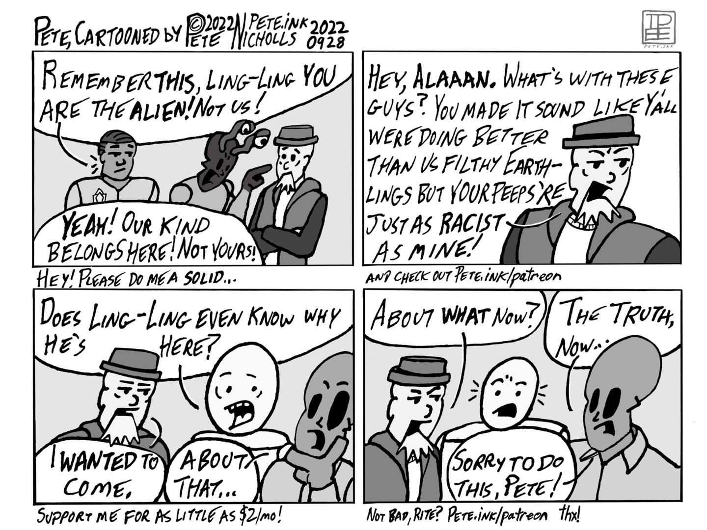 Help Pete, IRL keep making comics!